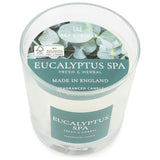 Wax Lyrical candle Eucalyptus Spa, imported from the UK