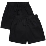 M&S Unisex 2Pk Black PE Short 3-14 Y GOODS M&S   