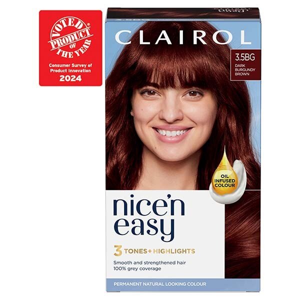 Clairol Nice'n Easy Hair Dye SB1 Ultra Light Beach Blonde GOODS Superdrug 3.5BG Dark Burgundy Brown  