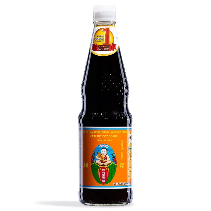 Healthy Boy stir fry seasoning sauce with soy sauce (British brand)