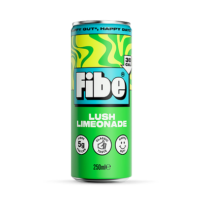 Holland & Barrett Fibe Soda Lush Limeonade Drinks 4x 250ml- Buy online at McGrocer