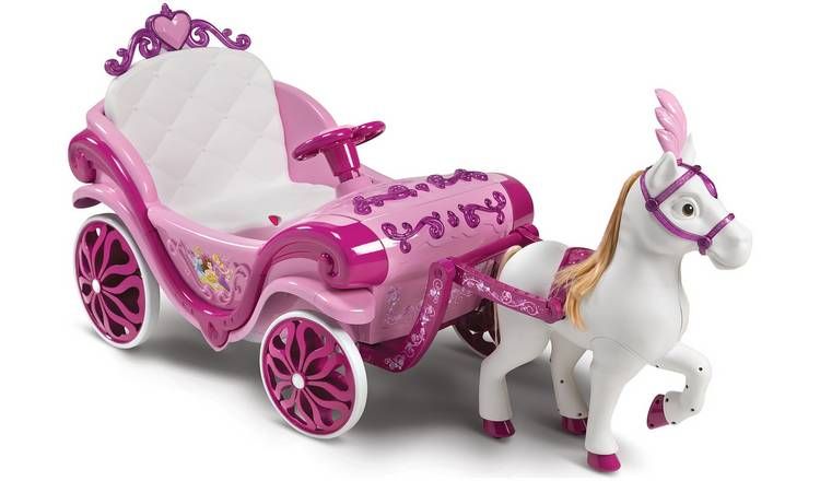 Disney Princess Horse and Carriage Ride-On - 6V GOODS Argos