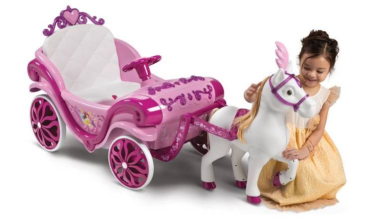 Disney Princess Horse and Carriage Ride-On - 6V GOODS Argos