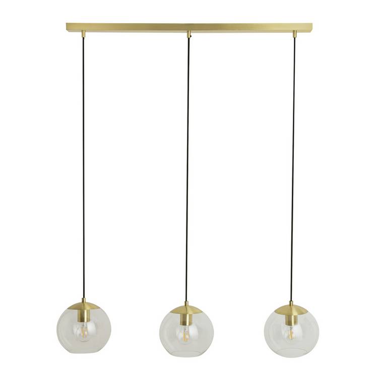 Habitat Coleman brass 3 light pendant light, UK version