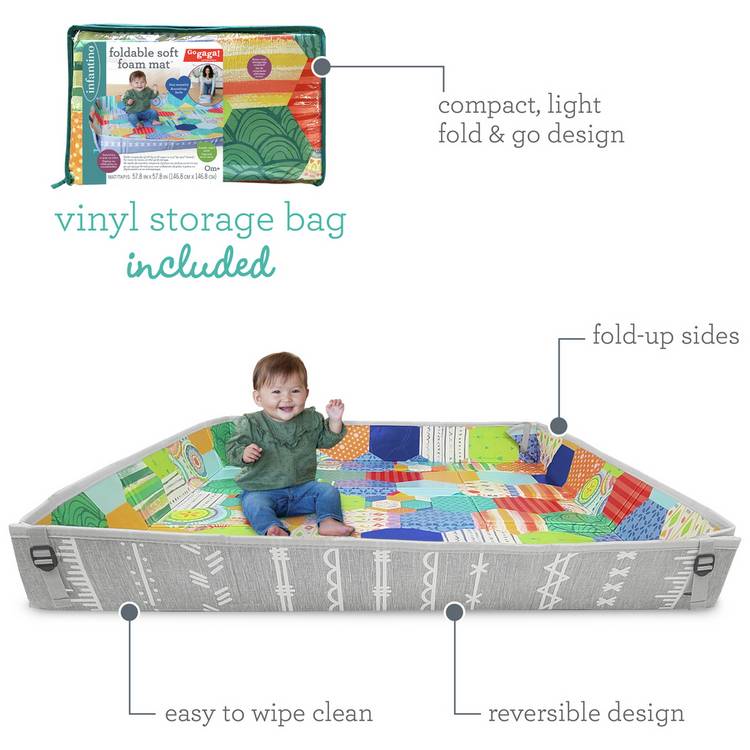 Infantino foldable playmat foam play area - British product