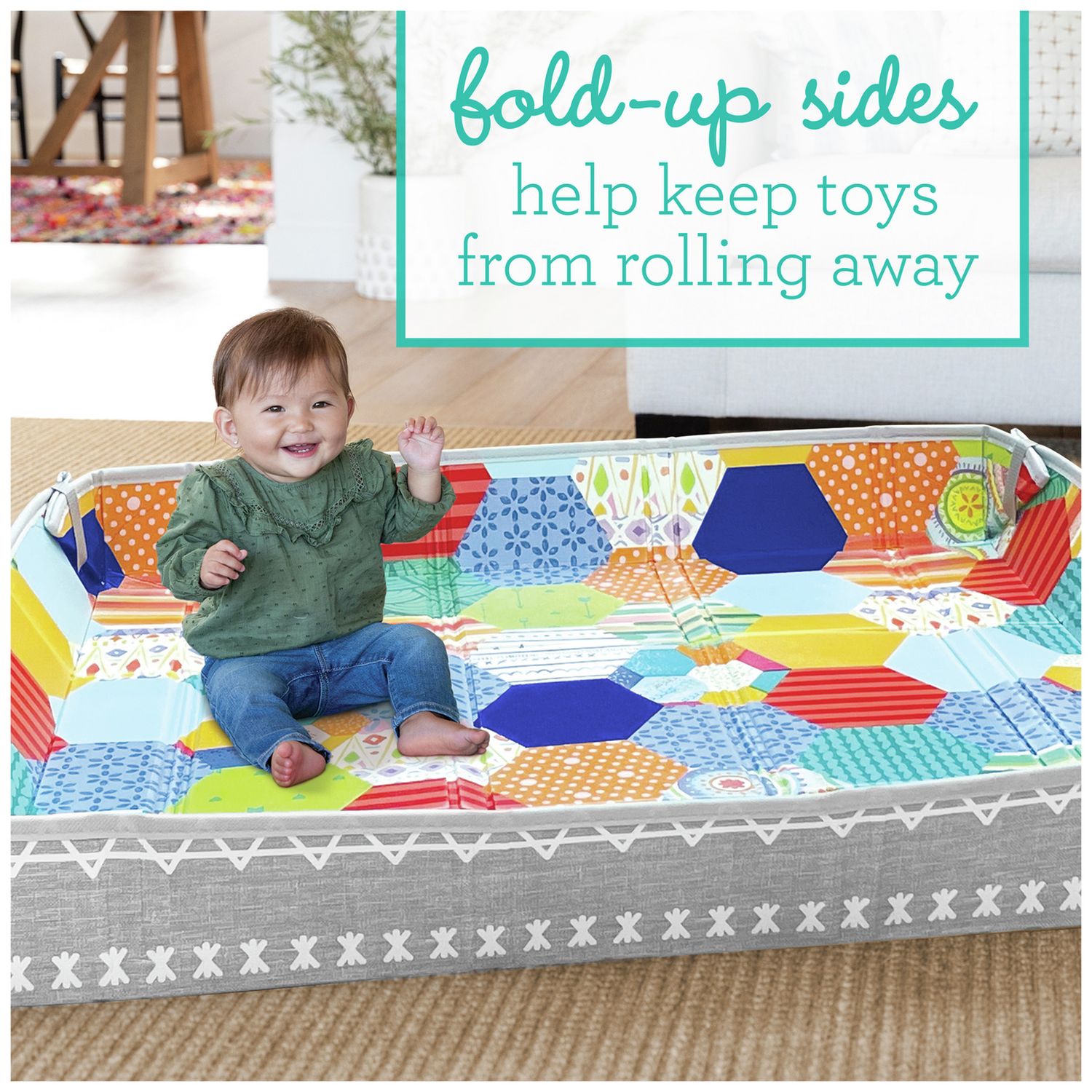 Infantino foldable playmat foam play area - British product