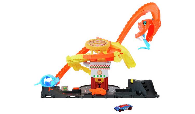 Hot Wheels City Cobra Pizza Shop Racing Playset GOODS Argos