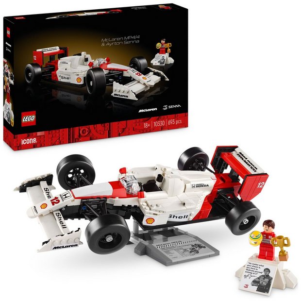 LEGO Icons McLaren MP4/4 model car building set 693-piece - British product