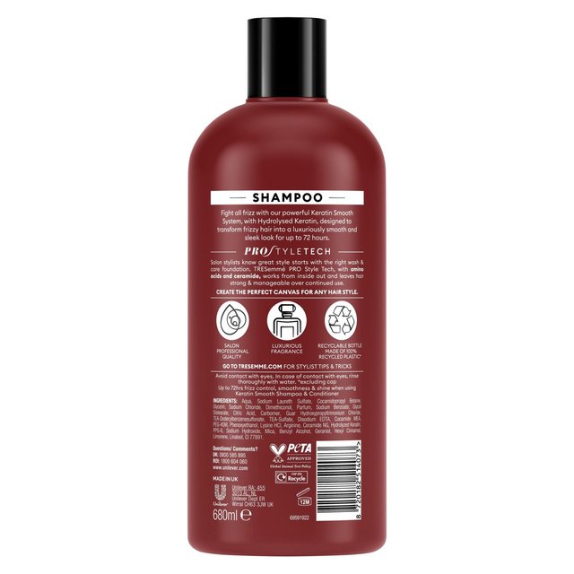 TRESemme KERATIN SMOOTH Shampoo   680ml GOODS M&S   