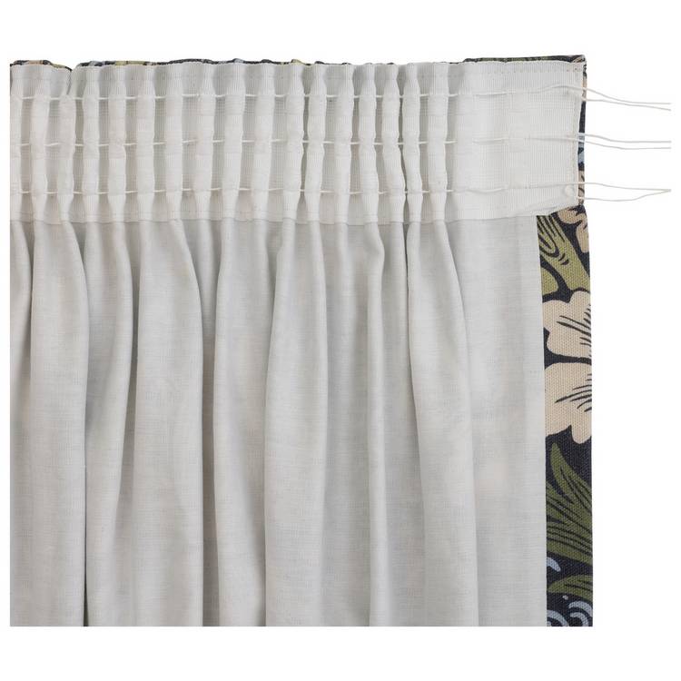 Habitat Morris & Co. sunflower curtains navy 117x137cm, UK version