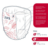 Pura Eco Nappy Pants Size 6 (14Kg+) Mega Pack   6 x 18 per pack GOODS M&S   