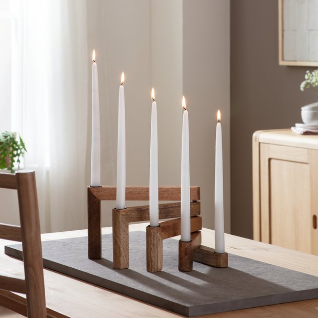 Habitat folding taper candle holder 15cm, UK version