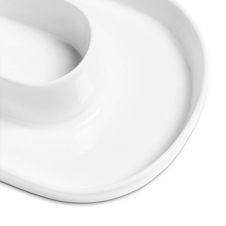 Sebastian Conran porcelain olive bowl white 20.9cm - British product