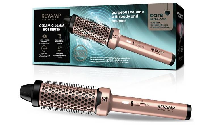 Revamp Ceramic 40mm Hot Brush - Gold Edition GOODS Argos