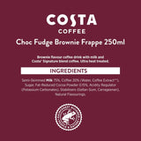 Costa Coffee Frappe Choc Fudge Brownie Iced Coffee   250ml GOODS M&S   