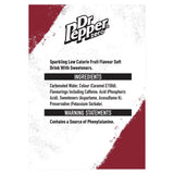 Dr Pepper Zero   8 x 330ml GOODS M&S   