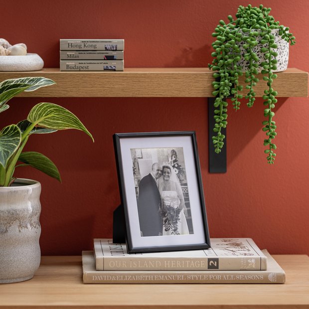Habitat skinny black metal picture frame 4x6, UK version