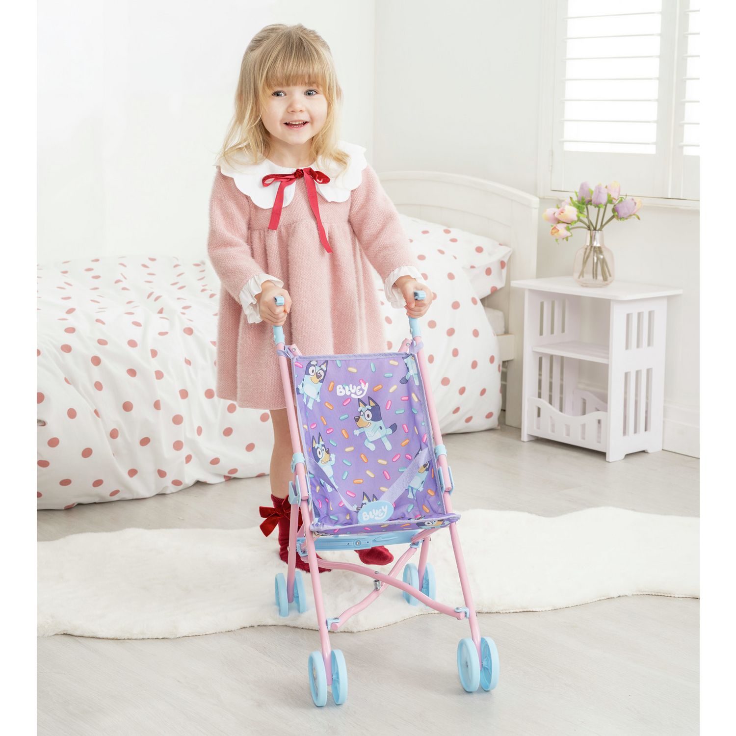 Bluey doll stroller for dolls up to 45cm, UK version
