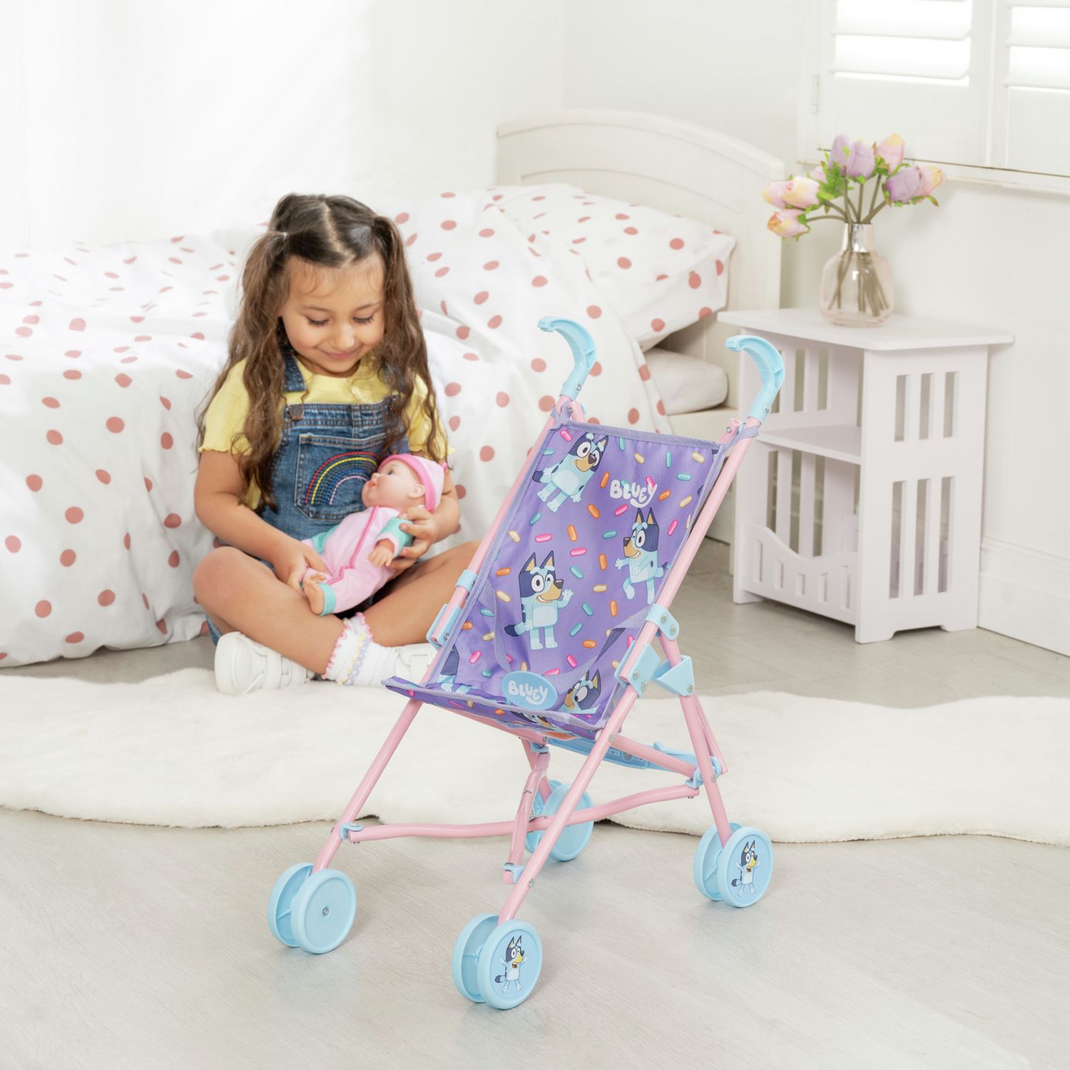 Bluey doll stroller for dolls up to 45cm, UK version