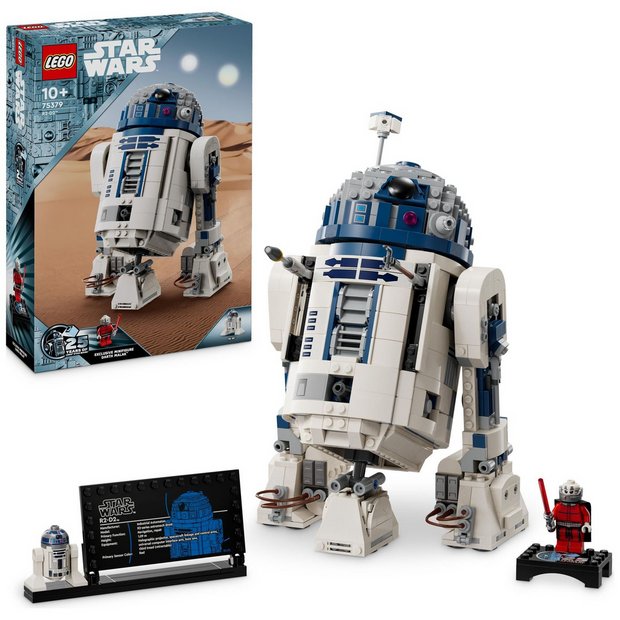 LEGO Star Wars building toy set R2-D2 droid figure 75379, imported from the UK