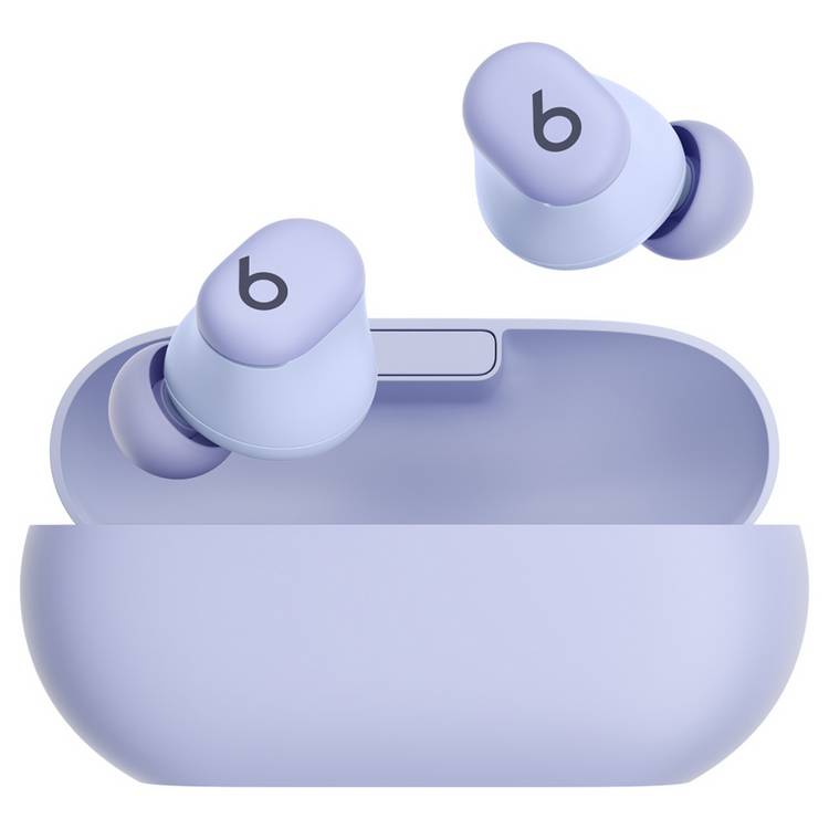 Beats Solo Buds purple true wireless earbuds, imported from the UK