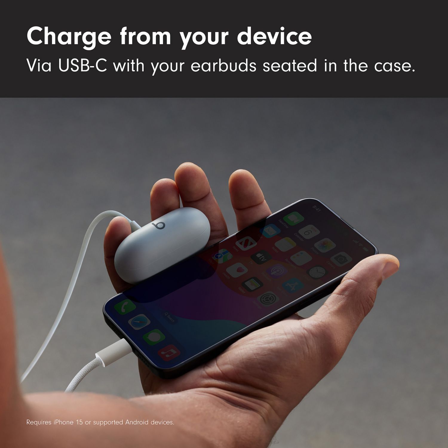 Beats Solo Buds purple true wireless earbuds, imported from the UK