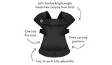 Izmi Essentials Baby Carrier - Black GOODS Argos