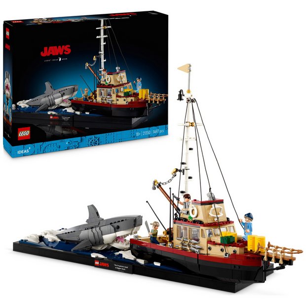 LEGO Jaws building set 1497 pieces (British brand)