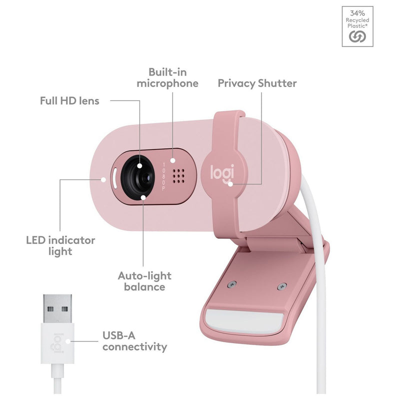 Logitech Brio 100 HD webcam - British product