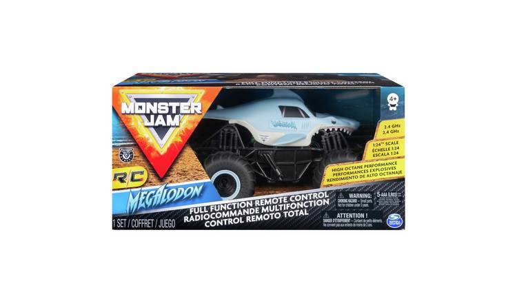 Monster Jam Megalodon 1:24 Radio Controlled Truck - Blue