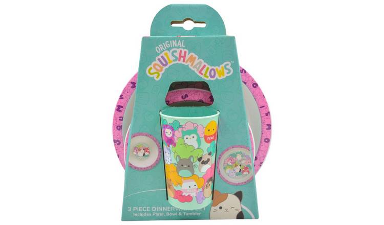 Hox Squishmallows Kids Plastic Dinner Set GOODS Argos