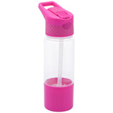 Smash Snack and Sip pink sipper water bottle 450ml, UK version
