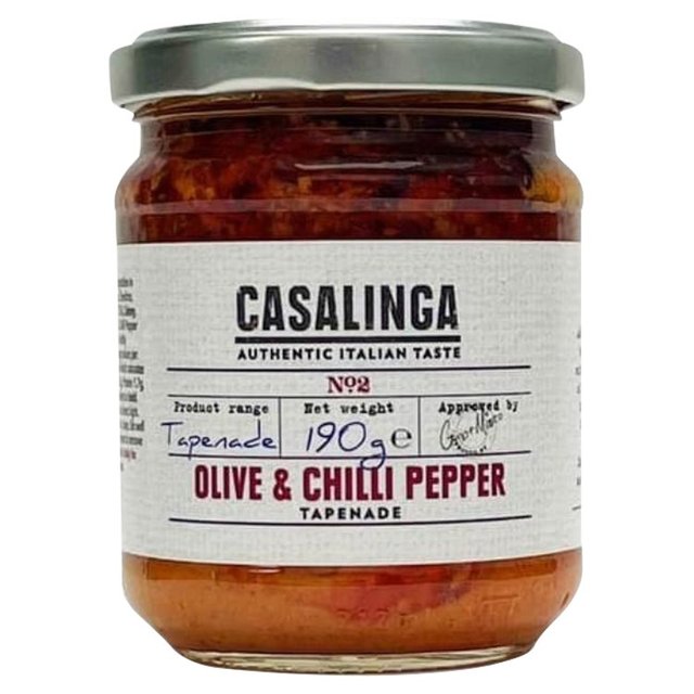 Casalinga Olive & Chilli Pepper Tapenade   190g GOODS M&S   