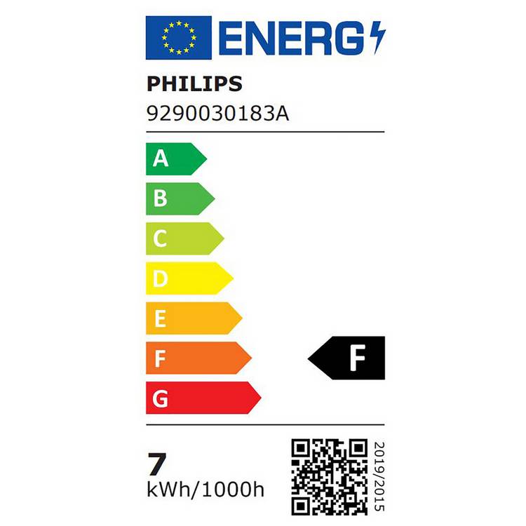 Philips smart LED filament bulb G95 7W (British brand)