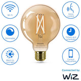 Philips smart LED filament bulb G95 7W (British brand)
