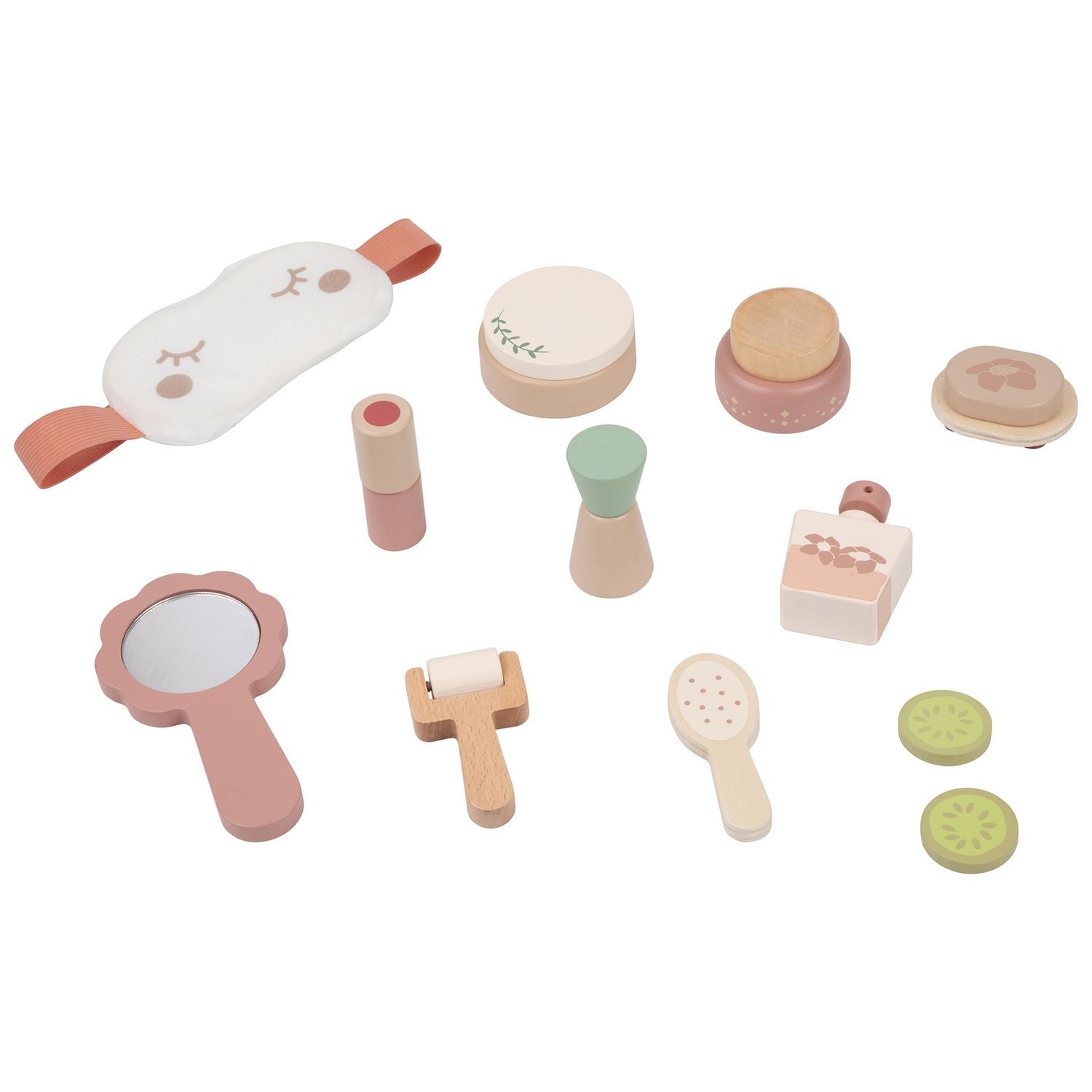 Chad Valley wooden toy spa kit, imported from the UK