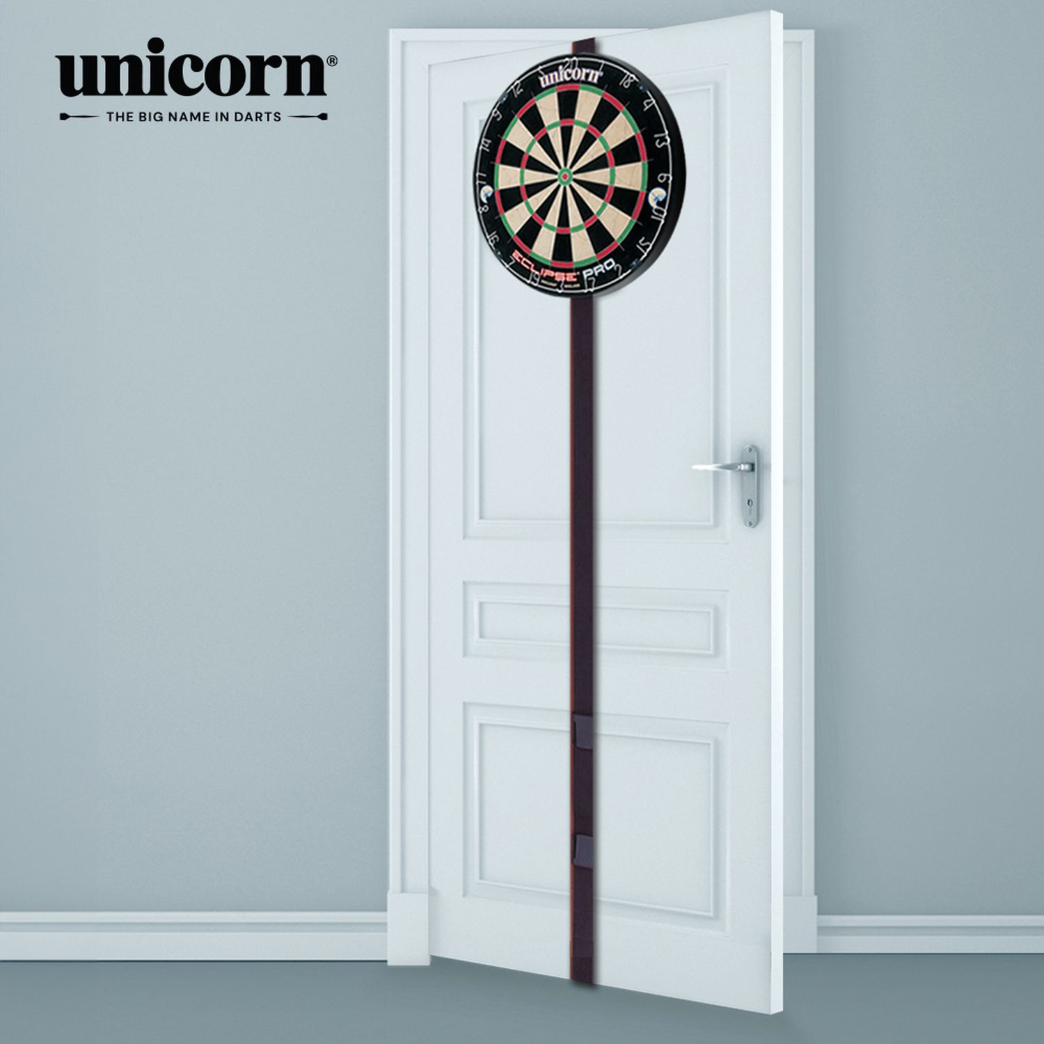 Unicorn On Tour darts bag and oche set, UK version