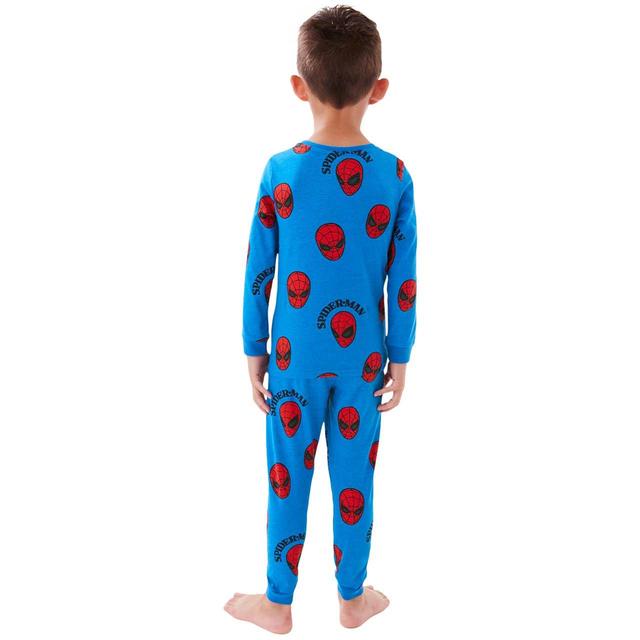 M&S TB CE Spiderman Pure Cotton Pyjamas Blue Mix 3-4 Y GOODS M&S   