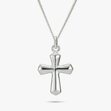 Revere sterling silver cross pendant necklace 46cm, UK version