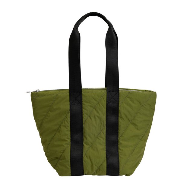 Home khaki puffer lunch bag, imported from the UK