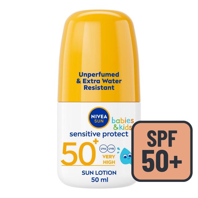 NIVEA SUN Kids Sensitive Protect SPF 50+ Sun Lotion Roll On   50ml GOODS M&S   