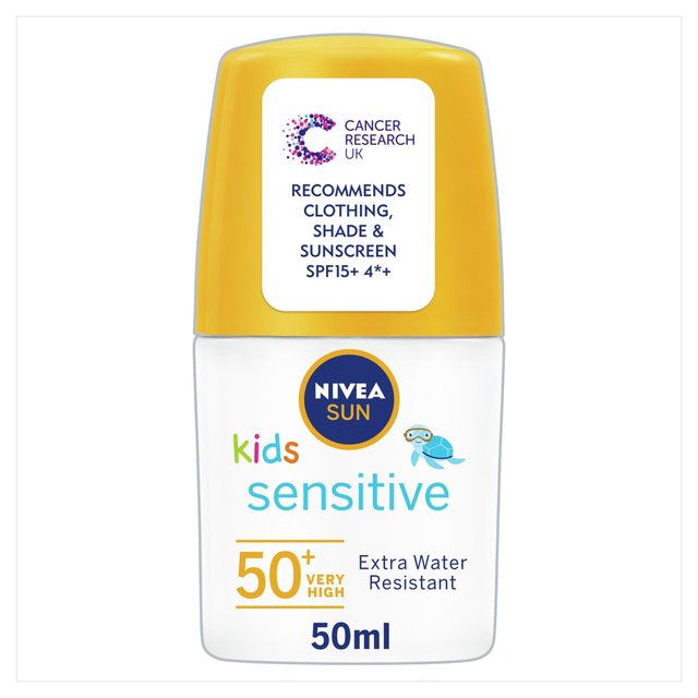 NIVEA SUN Kids Sensitive Protect SPF 50+ Sun Lotion Roll On   50ml GOODS M&S   