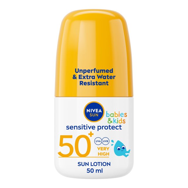 NIVEA SUN Kids Sensitive Protect SPF 50+ Sun Lotion Roll On   50ml GOODS M&S   