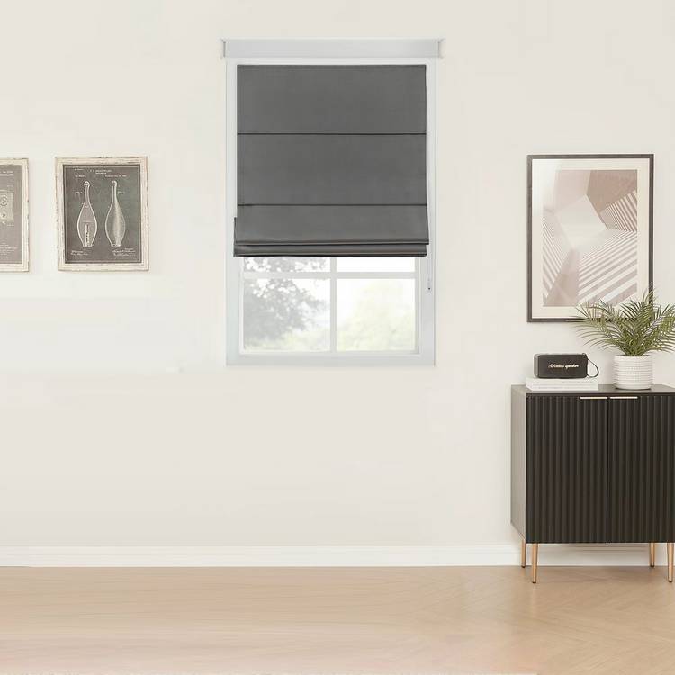 Little Black Book blackout roman blind 60cm - British product
