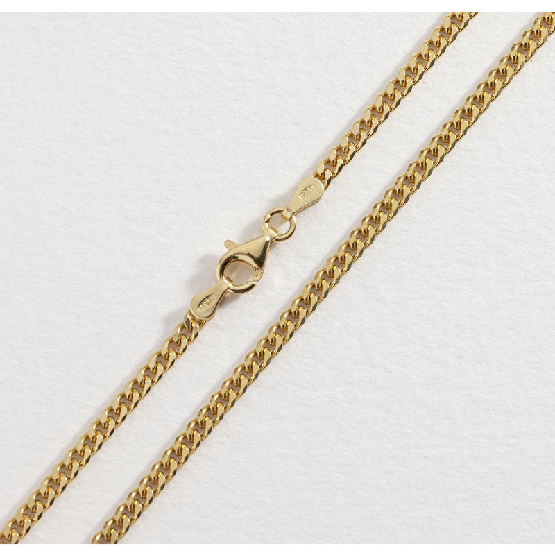 Revere men's 9ct gold plated chain necklace 18 inch - British product