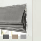 Little Black Book blackout roman blind dove grey 60cm, UK version