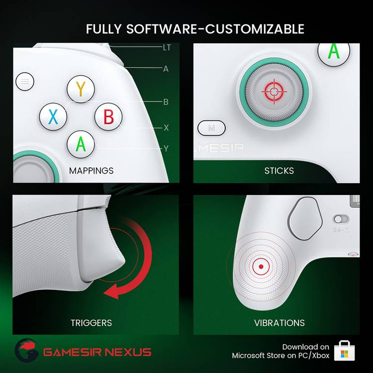 GameSir G7 SE wired controller White, imported from the UK