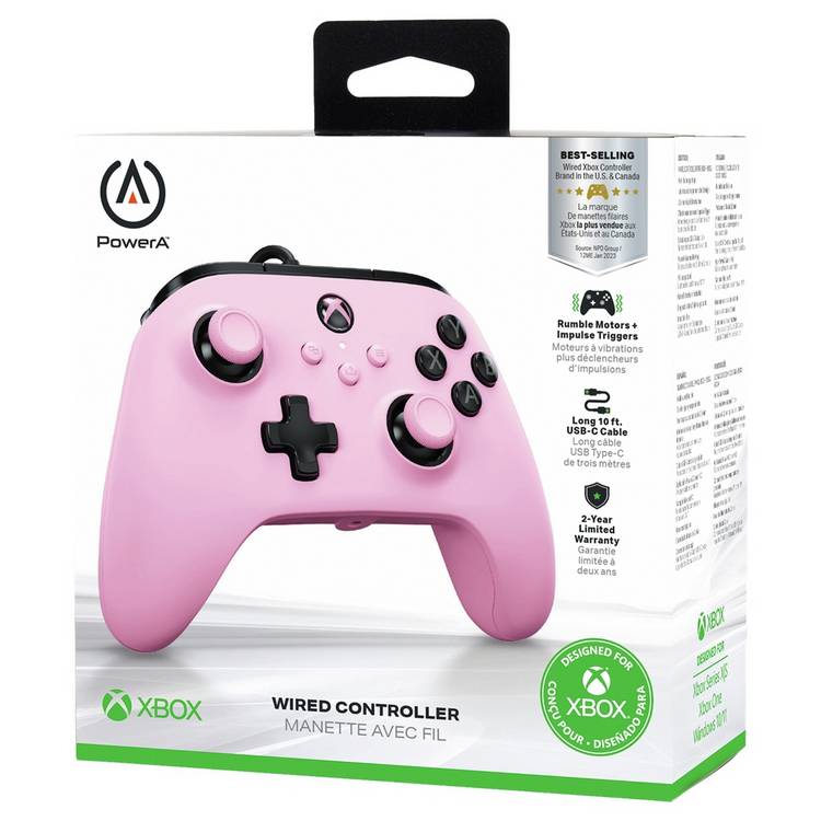 PowerA Core Blush wired controller for Xbox - British product