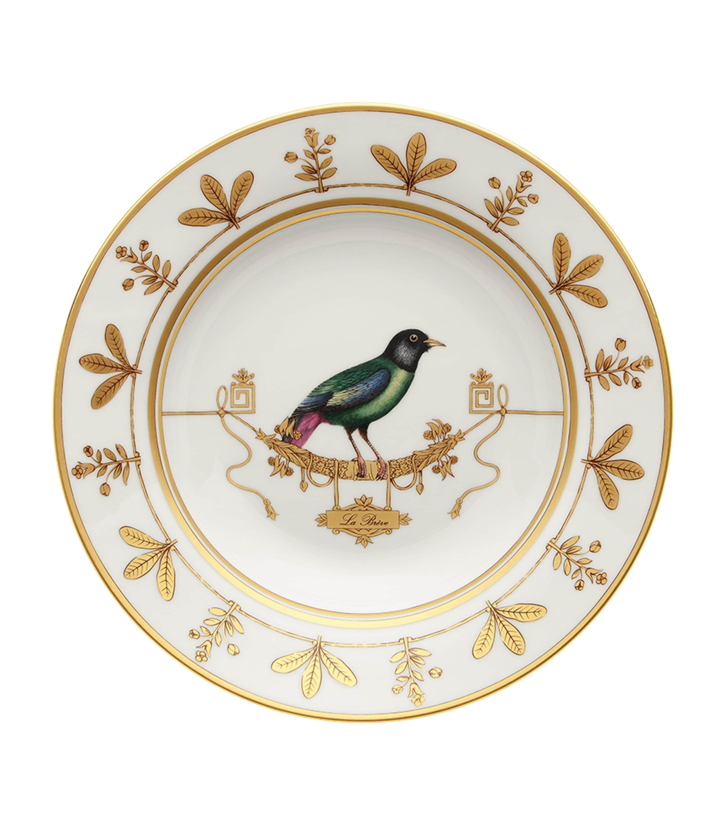 Ginori 1735 Volière La Brève soup plate 24.5cm, UK version