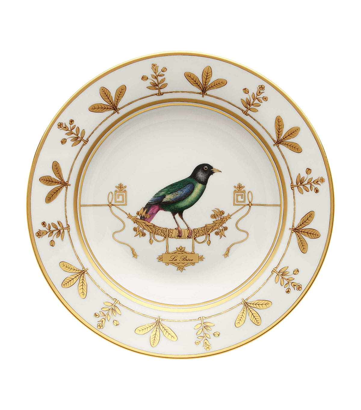 Ginori 1735 Volière La Brève soup plate 24.5cm, UK version